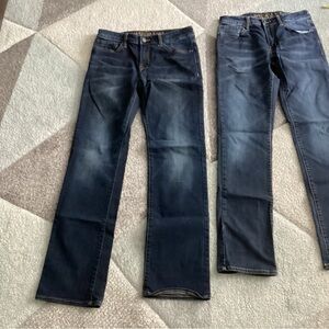 Lot of 2 American Eagle Outfitters Flex Original Boot and Slim Boot 30x34